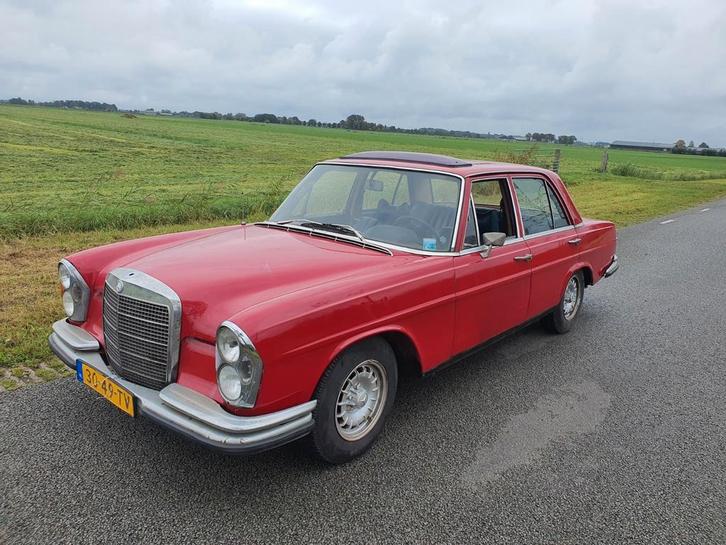 1972  Mercedes  280S  (belasting+apk vrijstelling), Auto's, Oldtimers, Particulier, Benzine, Sedan, Handgeschakeld, Origineel Nederlands