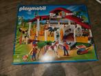 ZGAN paardenmanege playmobil 4190, Ophalen of Verzenden, Zo goed als nieuw, Complete set