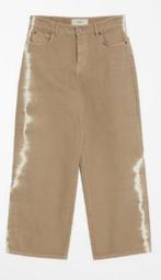 Enim stonewashed broek Weekend Max Mara, maat 42, Kleding | Dames, Broeken en Pantalons, Verzenden, Beige, Lang, Gedragen