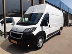 Peugeot Boxer 2.2 BlueHDI 140Pk L4H3 Extra hoogdak Airco Nav, Voorwielaandrijving, Stof, Gebruikt, 4 cilinders