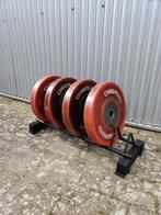 Crossmaxx bumperplates 25kg      3,- per kg, Ophalen, Gebruikt, Benen, Halterschijven
