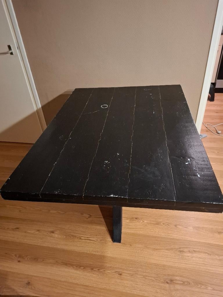 Eettafel, Huis en Inrichting, Tafels | Eettafels, Ophalen, Gebruikt, 100 tot 150 cm, 50 tot 100 cm