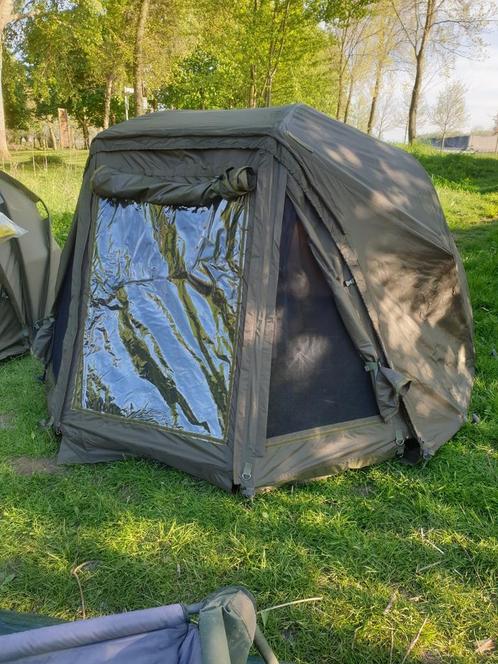 Ultimate oval brolly system 60" 1x opgezet!!!, Watersport en Boten, Hengelsport | Karpervissen, Zo goed als nieuw, Overige typen
