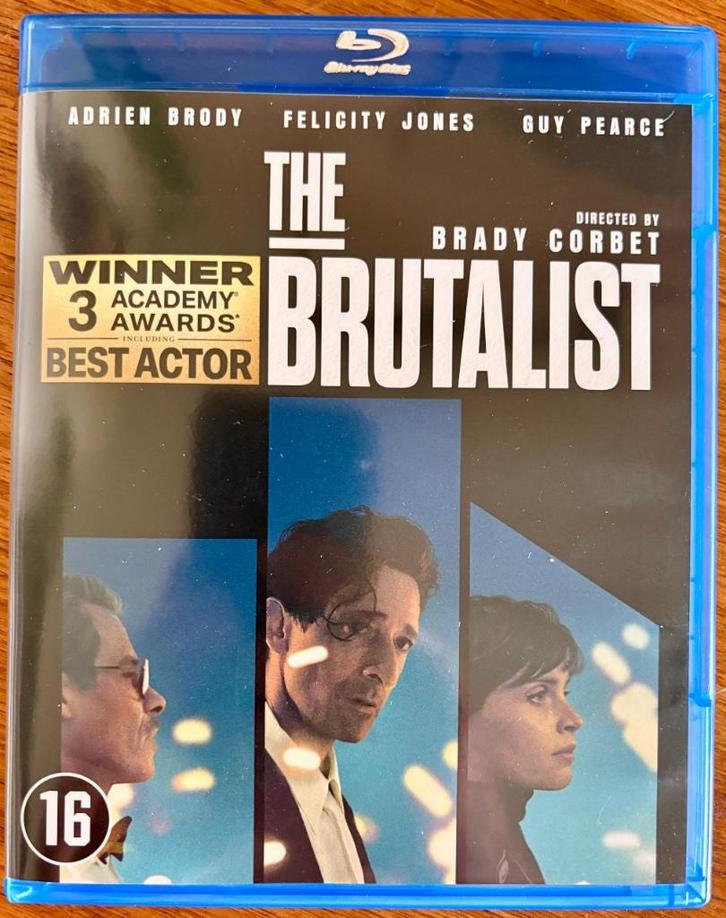 The Brutalist (Adrian Brody, Guy Pearce) blu-ray nl-o, Cd's en Dvd's, Blu-ray, Zo goed als nieuw, Drama, Ophalen of Verzenden