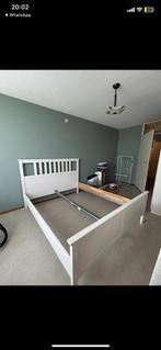 Ikea Hemnes bedframe 160x200, Huis en Inrichting, Slaapkamer | Bedden, Ophalen, Gebruikt, Wit, Tweepersoons