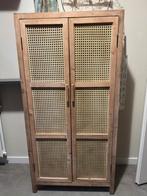 Webbing kast Bandung (hoog) - Naturel 140x70x40, Ophalen, Gebruikt