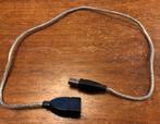 USB A male naar female verlengkabel 55cm mesh als Dragontail, Gebruikt, Ophalen of Verzenden, Overige kabels, Minder dan 2 meter