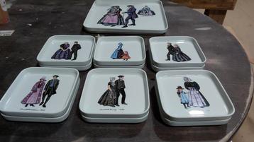 Villeroy en boch Servies gebakschotel en 18 schoteltjes beschikbaar voor biedingen