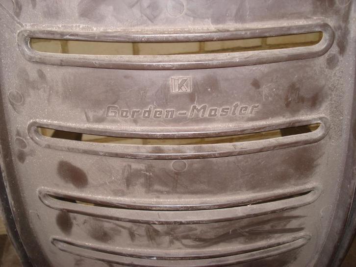 tuinstoel Bruin K Garden Master, Tuin en Terras, Tuinstoelen, Gebruikt, Kunststof, Inklapbaar, Stapelbaar, Verstelbaar, Ophalen