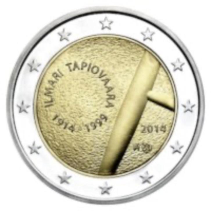 2 euro Finland “Ilmara Tapiovaara‘’ UNC 2014, Postzegels en Munten, Munten | Europa | Euromunten, Losse munt, 2 euro, Finland