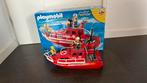 Playmobil blusboot 3128, Ophalen of Verzenden, Zo goed als nieuw