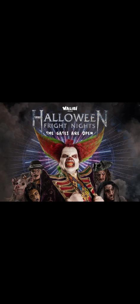 2 tickets walibi holland fright nights incl. houses 17-10-25, Tickets en Kaartjes, Recreatie | Pretparken en Attractieparken, Twee personen