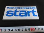 sticker Uitzendbureau START, Verzamelen, Stickers, Ophalen, Zo goed als nieuw, Bedrijf of Vereniging