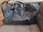 Louis Vuitton Keepall 55 Bandouliere - Gebruikt, schade, 40 tot 60 cm, Gebruikt, 20 tot 30 cm, Zwart