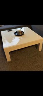 Gratis af te halen: witte hoogglans salontafel - 100x100cm, Kunststof, Gebruikt, 50 tot 100 cm, Vierkant