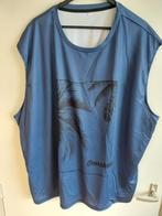 Shirt mouwloos 6XL poly, Kleding | Heren, T-shirts, Ophalen of Verzenden, Nieuw, Overige maten, Blauw