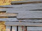 Leistenen Paaltjes voor Palenwand / Tuin, Tuin en Terras, Bielzen en Borders, Ophalen, Overige typen, Nieuw, Natuursteen