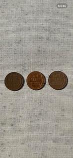 3x Amerikaanse MUNT: one cent  uit 1911, 1952 en 1953, Ophalen of Verzenden, Noord-Amerika, Setje