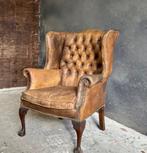 gerestaureerde Engelse Chesterfield fauteuil met karakter, Ophalen