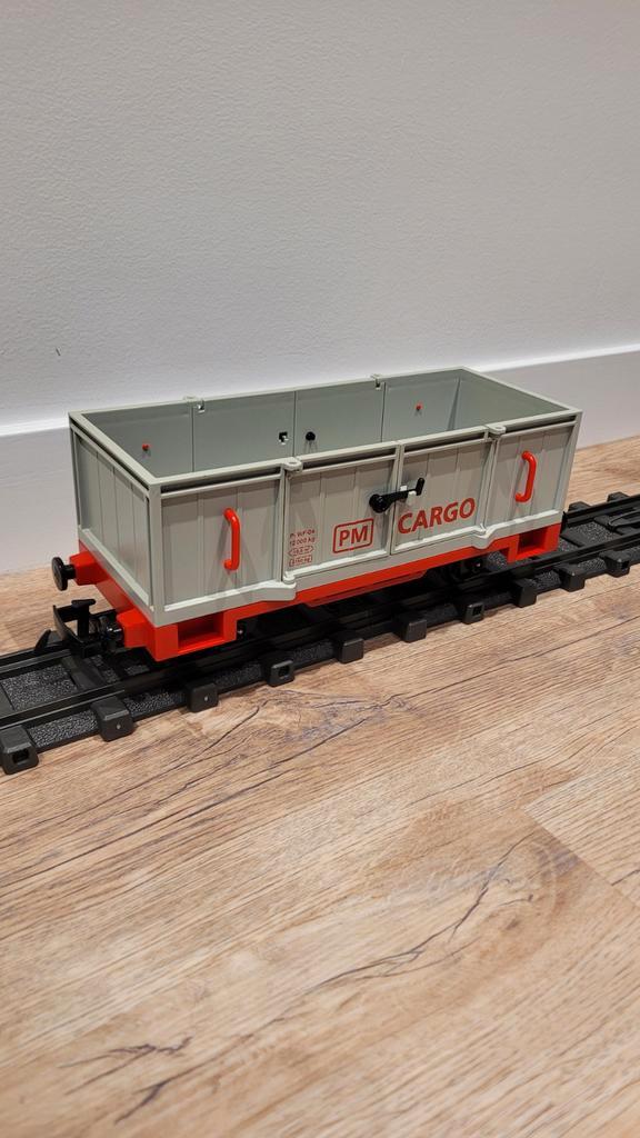 Playmobil 5264 cargo bakwagon treinwagon IGB rails wagon, Kinderen en Baby's, Speelgoed | Playmobil, Gebruikt, Complete set, Ophalen of Verzenden