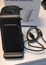 3-in-1 Draadloze Opladerstandaard - Qi Snellaadstation, Overige typen, Nieuw, Universeel, Info@generic.com