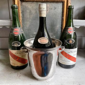 Champagnekoeler mooie handvatten nr. 5 *tres jolie Duiven* beschikbaar voor biedingen