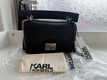 Karl Lagerfeld K Style Schoudertas Zwart - Nieuw beschikbaar voor biedingen