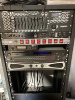 Complete 19" Audio & Licht Rackset, Muziek en Instrumenten, Versterkers | Keyboard, Monitor en PA, Ophalen, Gebruikt, Minder dan 500 watt