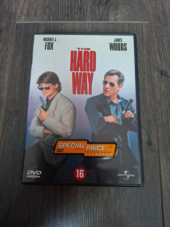 The Hard Way (Michael J. Fox, James Woods), Cd's en Dvd's, Dvd's | Actie, Zo goed als nieuw, Actiekomedie, Vanaf 16 jaar, Ophalen of Verzenden