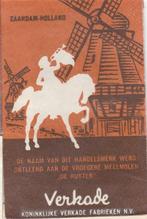 Verkade Zaandam - meelmolen De Ruyter - trompet paard ruiter, Ophalen of Verzenden