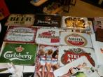 Reclamebordjes 30x20 cm biermerken Heineken Amstel becks, Verzamelen, Biermerken, Ophalen of Verzenden, Nieuw, Reclamebord, Plaat of Schild