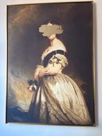 Vintage stijl Schilderij met Goud 144x 104, Ophalen