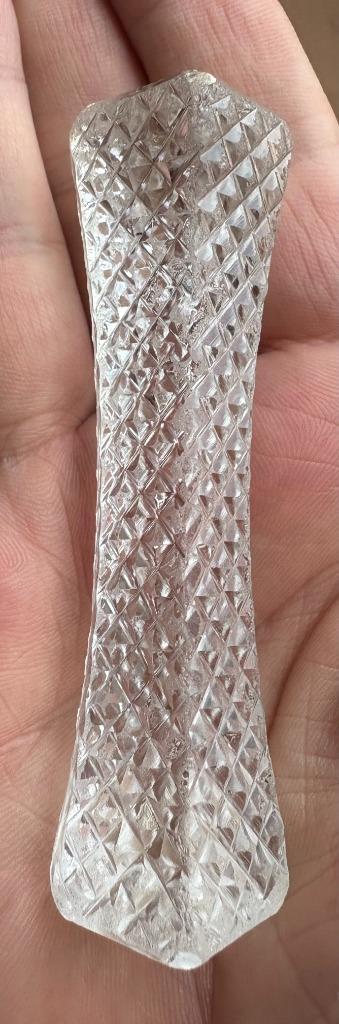 9 vintage messenleggers, glas beschikbaar voor biedingen