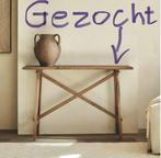 GEZOCHT, ik zoek Zara home sidetable tafel, Huis en Inrichting, Ophalen of Verzenden, Zo goed als nieuw, 25 tot 50 cm, Rechthoekig