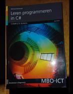leren programmeren in C#, Boeken, Zo goed als nieuw, Michiel Rotteveel, Alpha, HBO