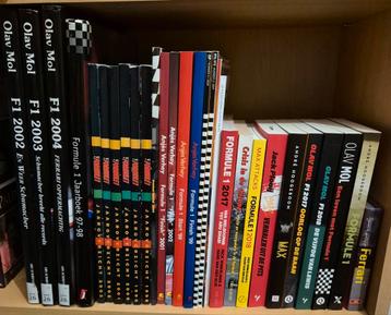 Grote verzameling formule 1 F1 boeken & magazines ZGAN! beschikbaar voor biedingen