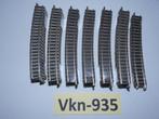 Vk-935 N Spoor Gebogen Rails 9136 Fleischmann Piccolo DB/LB, Gebruikt, Gelijkstroom, Fleischmann, Rails
