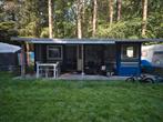 Caravan met wintervaste voortent op camping t Zand, Caravans en Kamperen, Ophalen