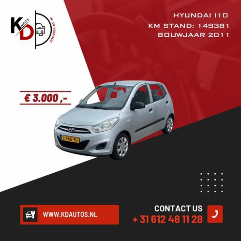 Hyundai I 10 1.1 I 5DR 2011 Grijs, Auto's, Hyundai, Bedrijf, i10, Benzine, B, Hatchback, Handgeschakeld, Geïmporteerd, Zilver of Grijs