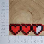 Strijk embleem applicatie Patch Hartjes , D, Verzenden, Nieuw, D