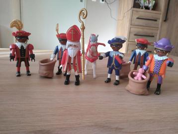 Sinterklaas en 5 zwarte pieten  beschikbaar voor biedingen