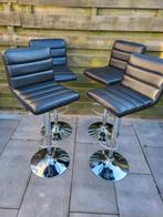 4 Goede Barkrukken, Huis en Inrichting, Ophalen, 60 tot 90 cm, Zo goed als nieuw, In hoogte verstelbaar