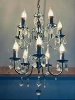Echte kristallen kroonluchter, Ophalen of Verzenden, Zo goed als nieuw, Glas