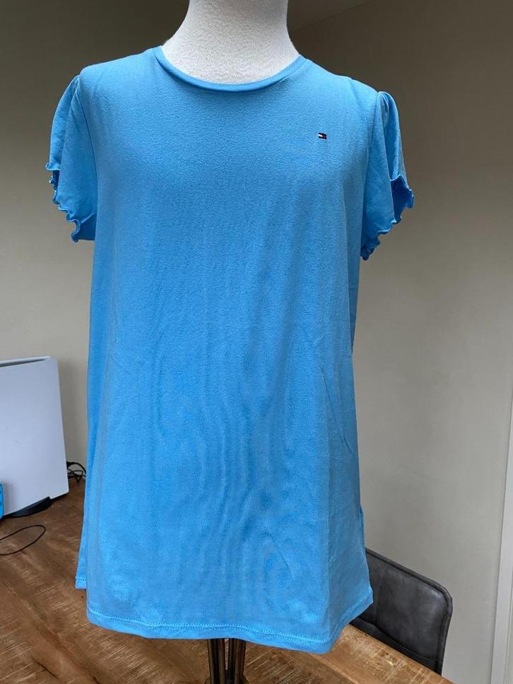 TOMMY HILFIGER shirt nieuwstaat maat 176 DP, Kinderen en Baby's, Kinderkleding | Maat 176, Zo goed als nieuw, Meisje, Shirt of Longsleeve