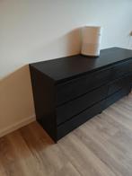 Zwarte IKEA MALM ladekasten - 3 stuks, Huis en Inrichting, Ophalen