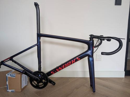 S-works Tarmac SL6 frame mt 56 + Aerofly 2 stuur + zadelpen, Fietsen en Brommers, Fietsen | Racefietsen, Gebruikt, Overige merken