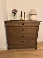 antieke vol eiken chiffonier ladekast, 100 tot 150 cm, 100 tot 150 cm, Eikenhout, Zo goed als nieuw