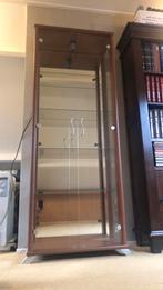 Vitrine kast, Ophalen, 50 tot 100 cm, Zo goed als nieuw, 150 tot 200 cm