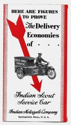 Indian Scout Service car folder 1928 (ID02) motor, Motoren, Handleidingen en Instructieboekjes, Overige merken