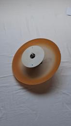 Plafondlamp bruin/wit, Huis en Inrichting, Lampen | Lampenkappen, Ophalen, Gebruikt, Bruin, Rond